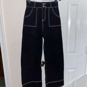 Black Wide Leg Jeans